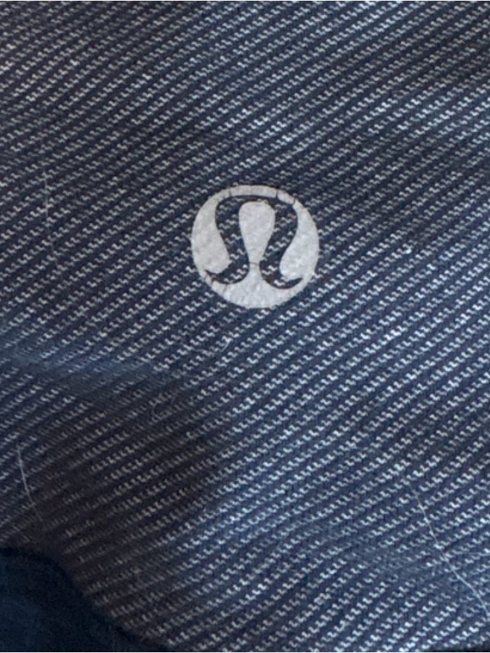Lululemon Cropped Colorblock Leggings Size 6 | Gray & Blue - Picture 3 of 3